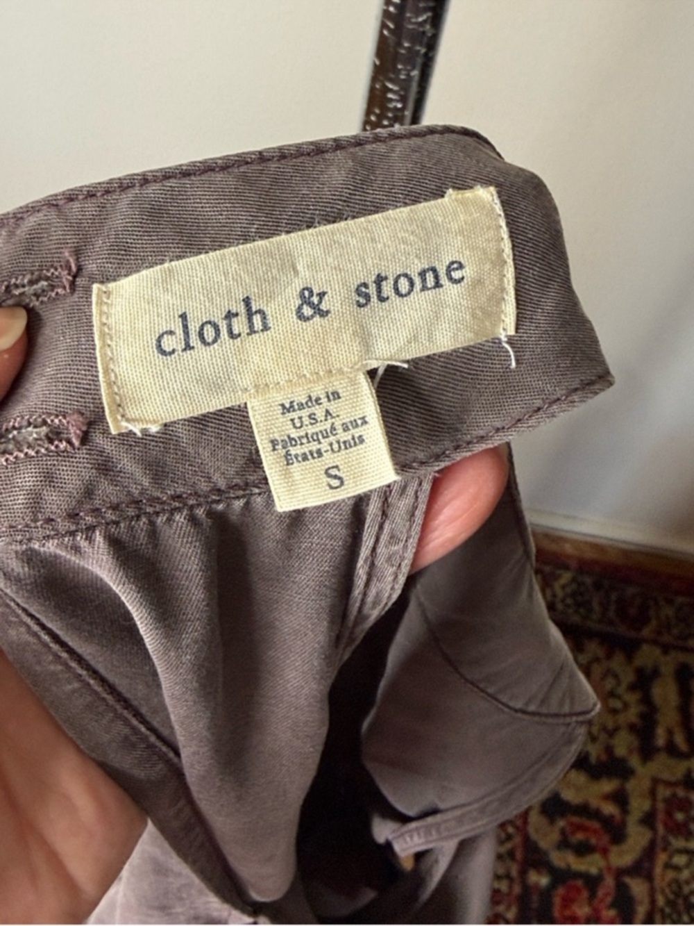 Cloth & Stone Anthropologie Brown Marfa Wide Leg Halter Jumpsuit - Picture 5 of 8